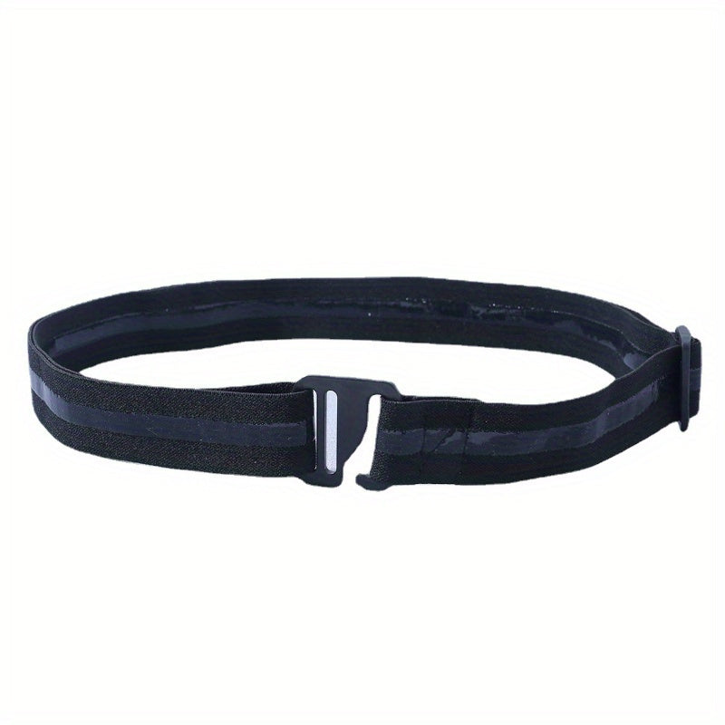 Black Elastic Unisex Belt