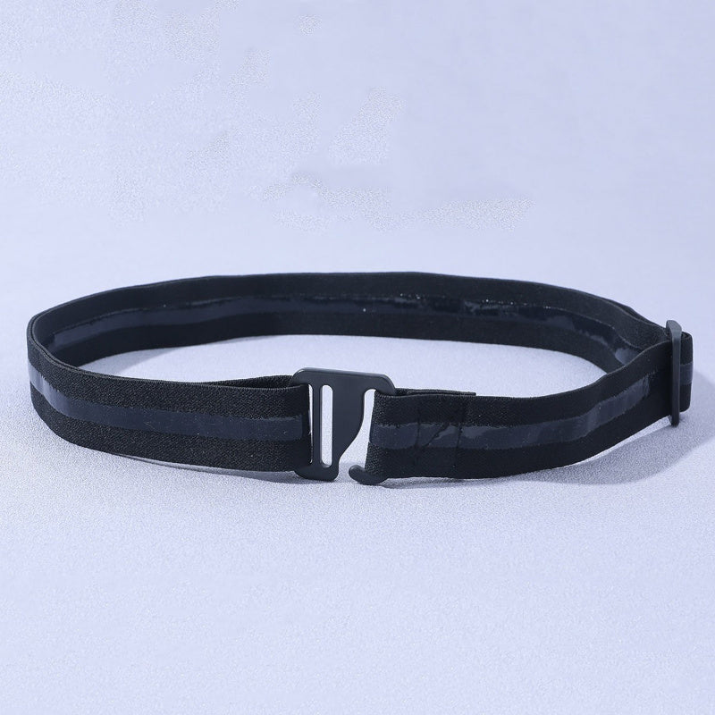 Black Elastic Unisex Belt