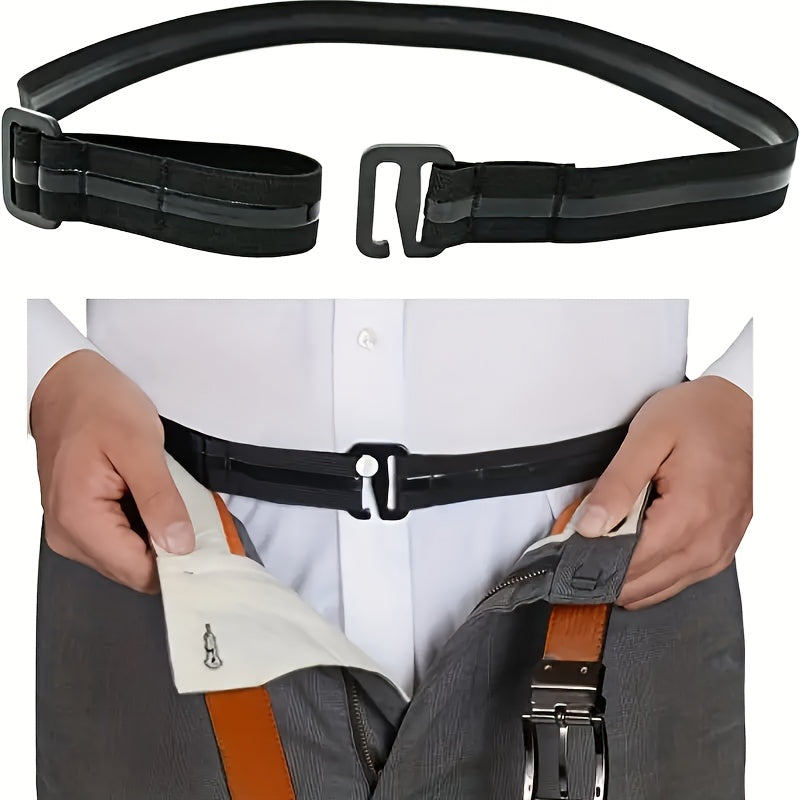 Black Elastic Unisex Belt