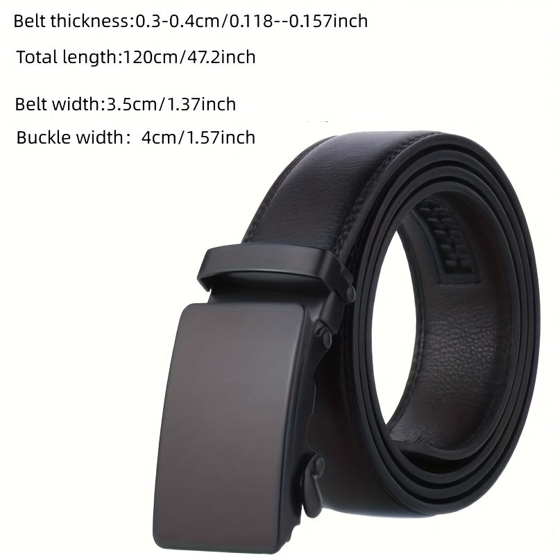 Black  Buckle Slider Belt