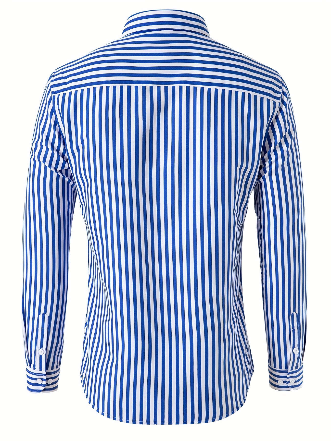 Men's Casual Long Sleeve stripped Shirt