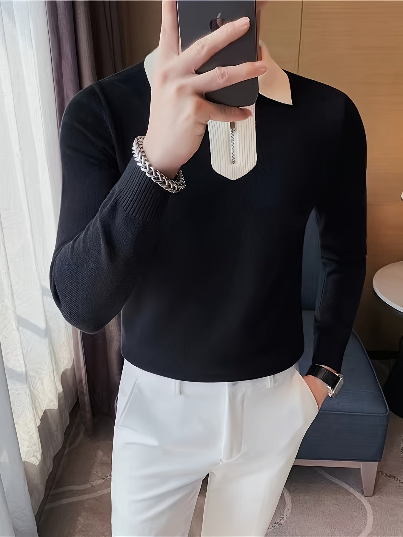 Pure Cotton Slim Sweater