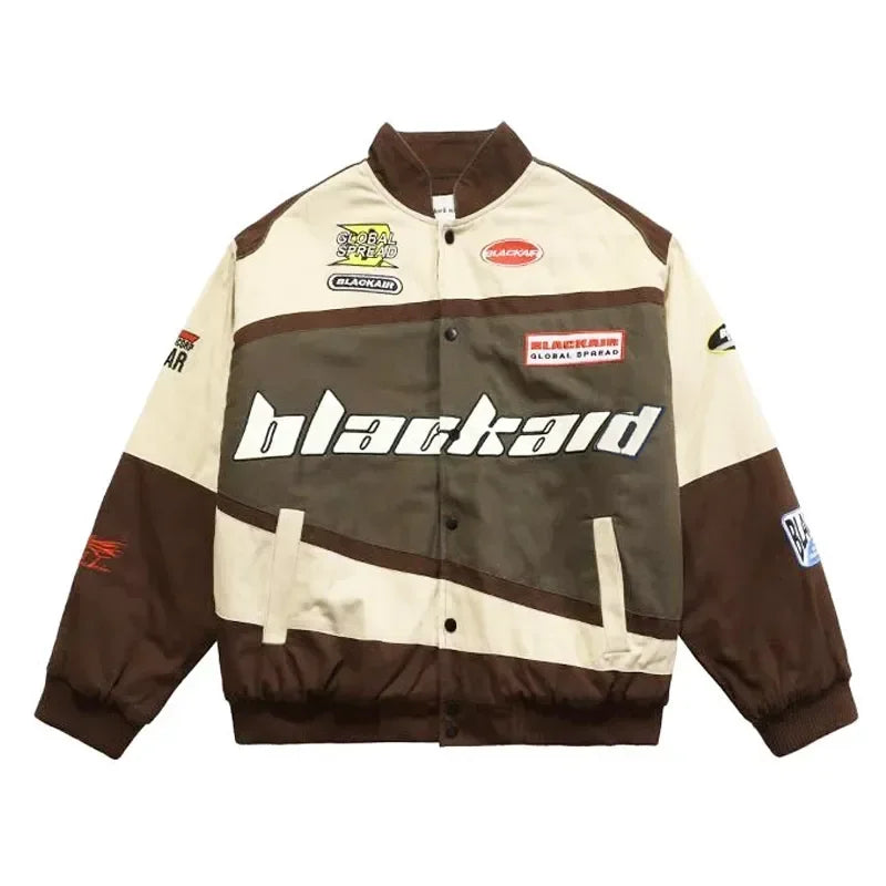 American retro street racing clothing  jacket