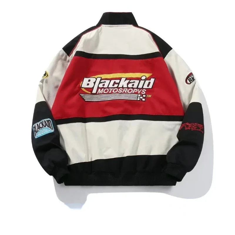 American retro street racing clothing  jacket