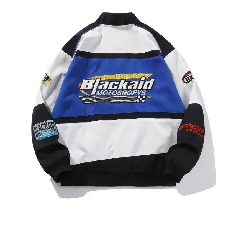 American retro street racing clothing  jacket