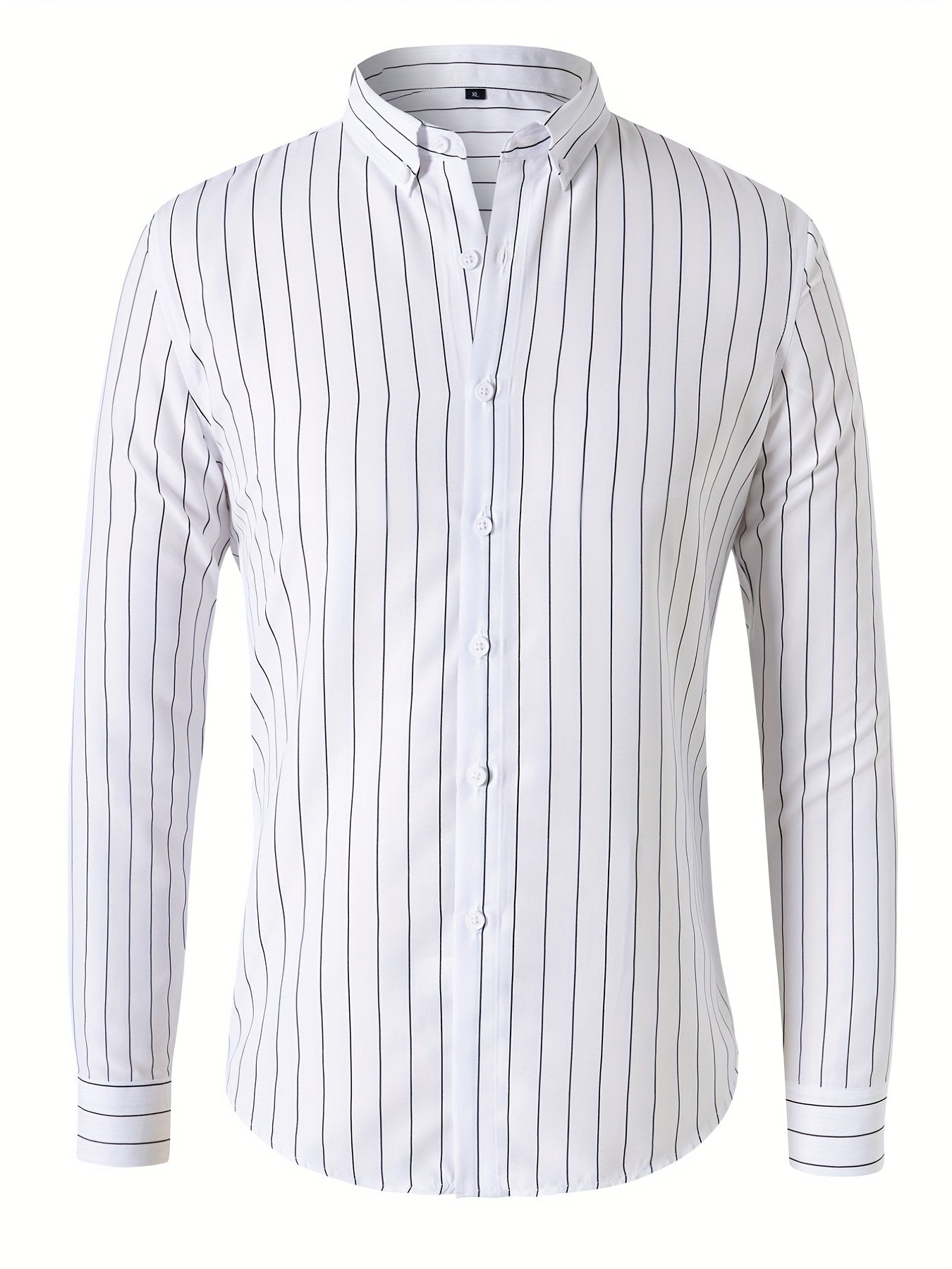 Men's Casual Long Sleeve stripped Shirt