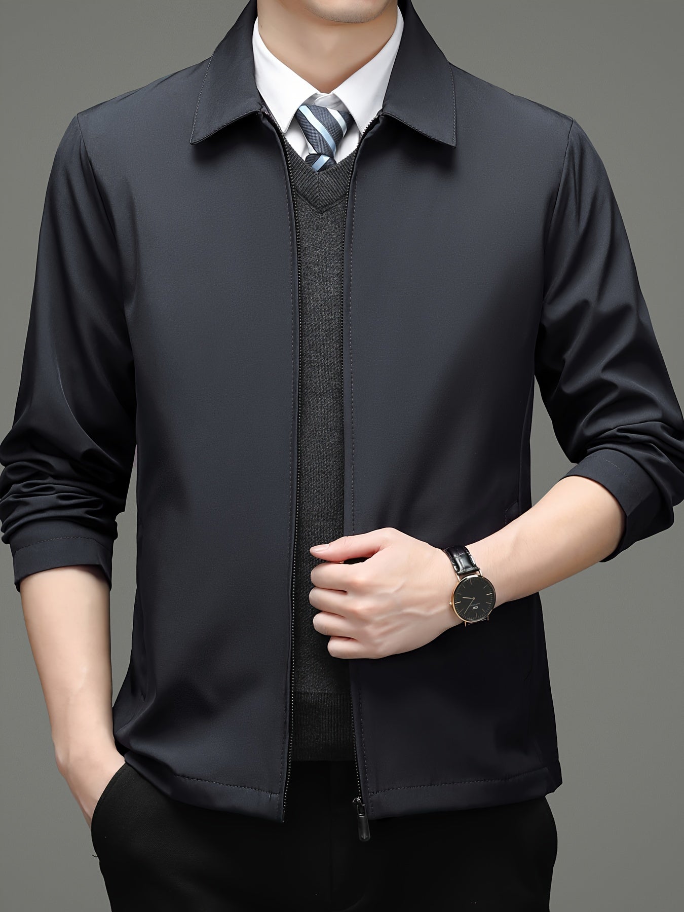 Business  Jacket In Solid Color