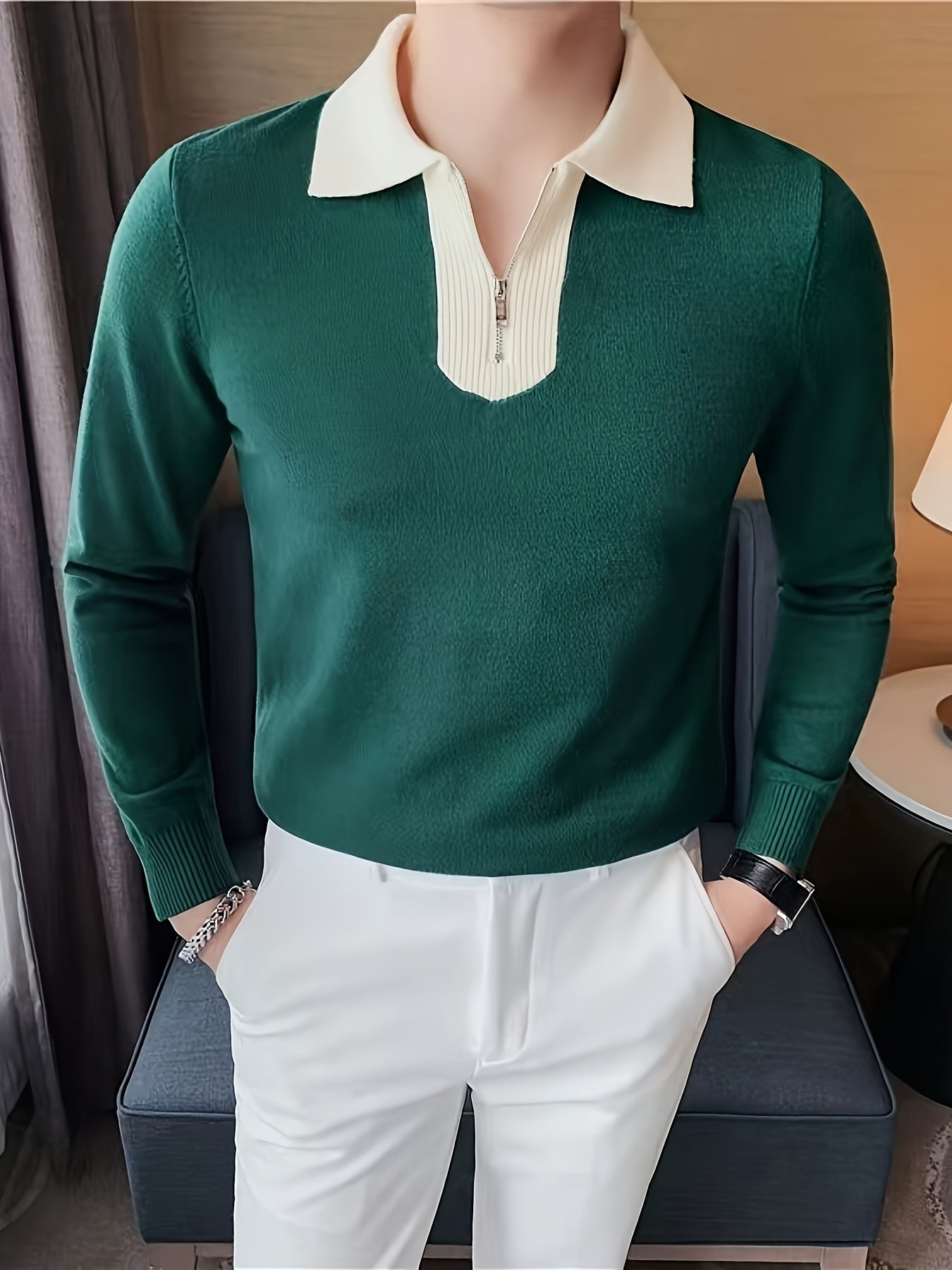 Pure Cotton Slim Sweater