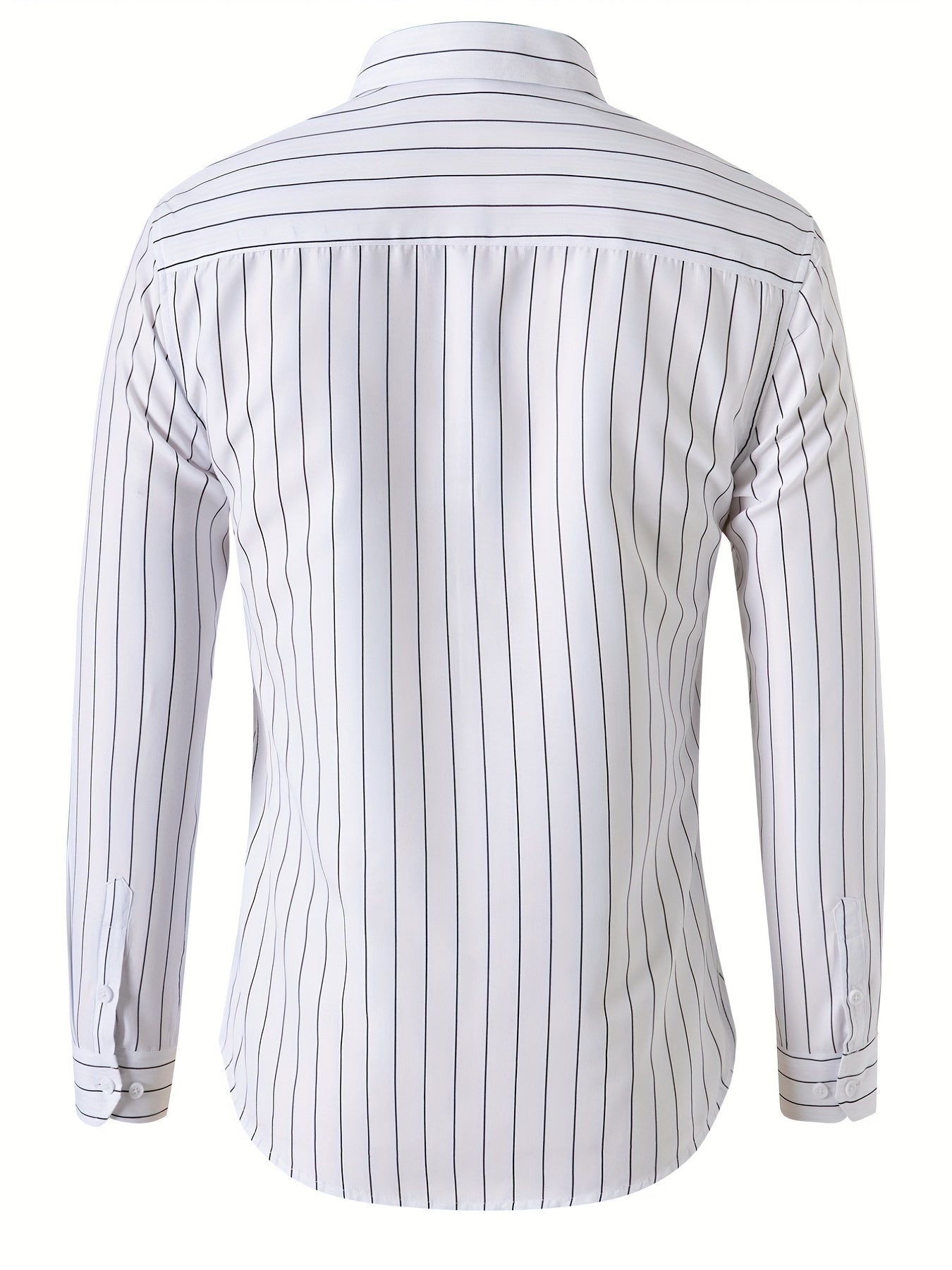 Men's Casual Long Sleeve stripped Shirt