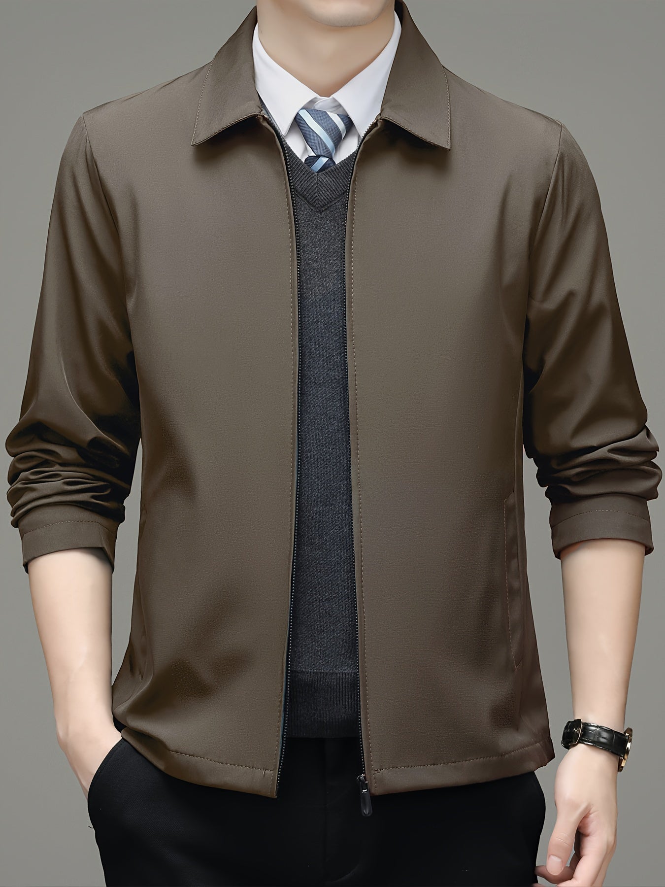 Business  Jacket In Solid Color